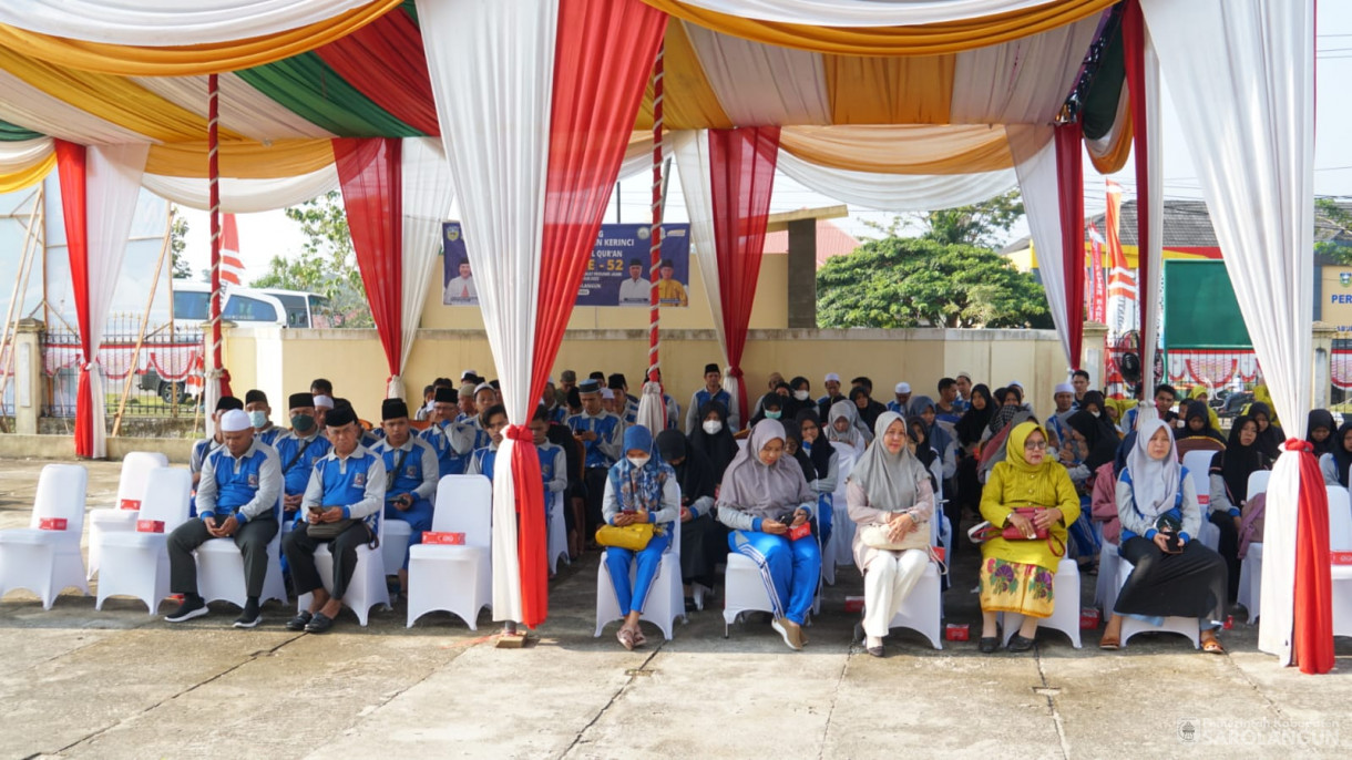 Kafilah MTQ KabupatenTanjung Jabung Barat Tiba di Kabupate Sarolangun