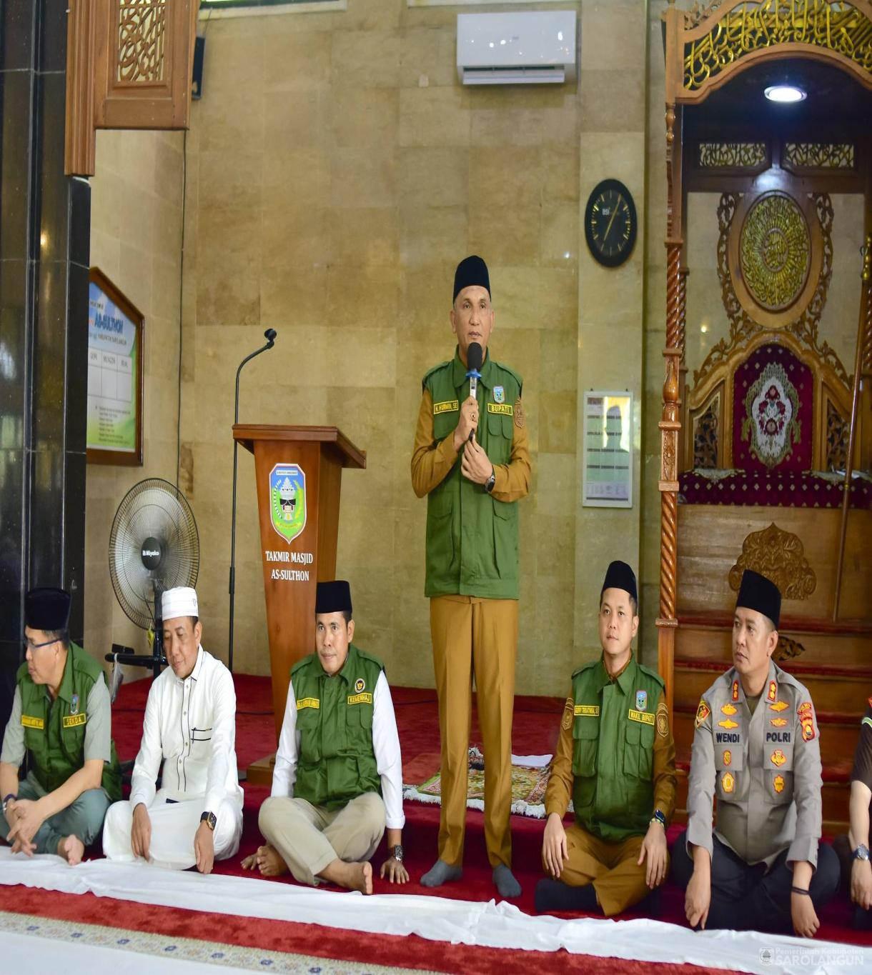 19 Mei 2026 Pelepasan Keberangkatan Jamaah Calon Haji Kabupaten Sarolangun Tahun 1447 H 2026 M dari Kabupaten Sarolangun menuju Asrama Haji Provinsi Jambi bertempat di Masjid Assulthon Sarolangun