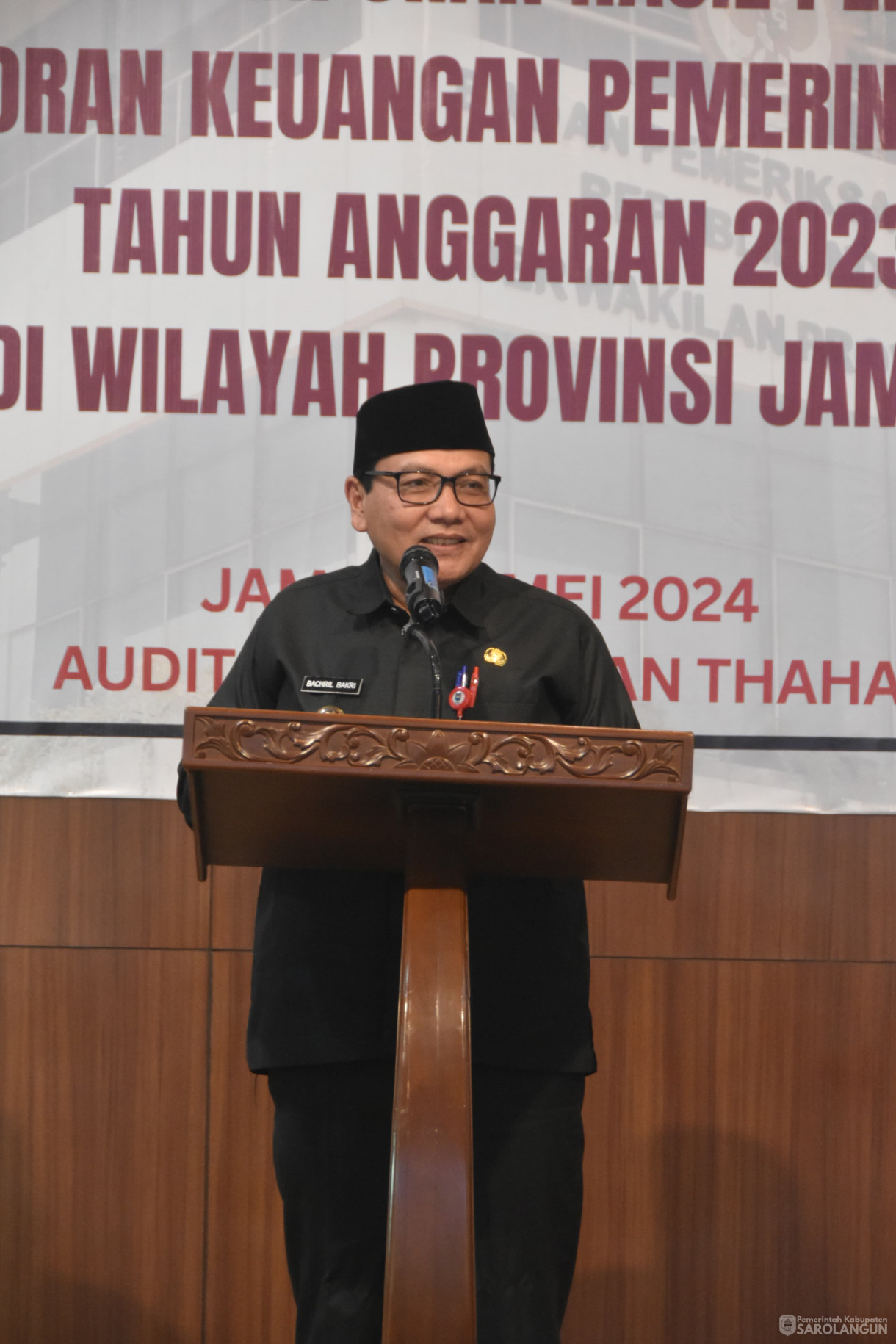 28 Mei 2024 - Penyampaian Laporan Hasil Pemeriksaan Atas Laporan Keuangan Pemerintah Daerah Tahun 2023 Di Wilayah Provinsi Jambi Di Kantor Perwakilan BPK Jambi