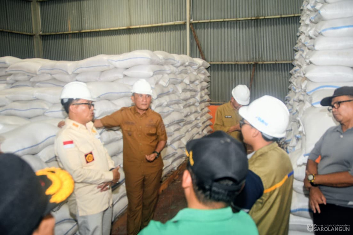 Monitoring Cadangan Beras di Bulog Merangin Dalam Rangka Menghadapi Natal Tahun 2025 dan Tahun Baru 2026