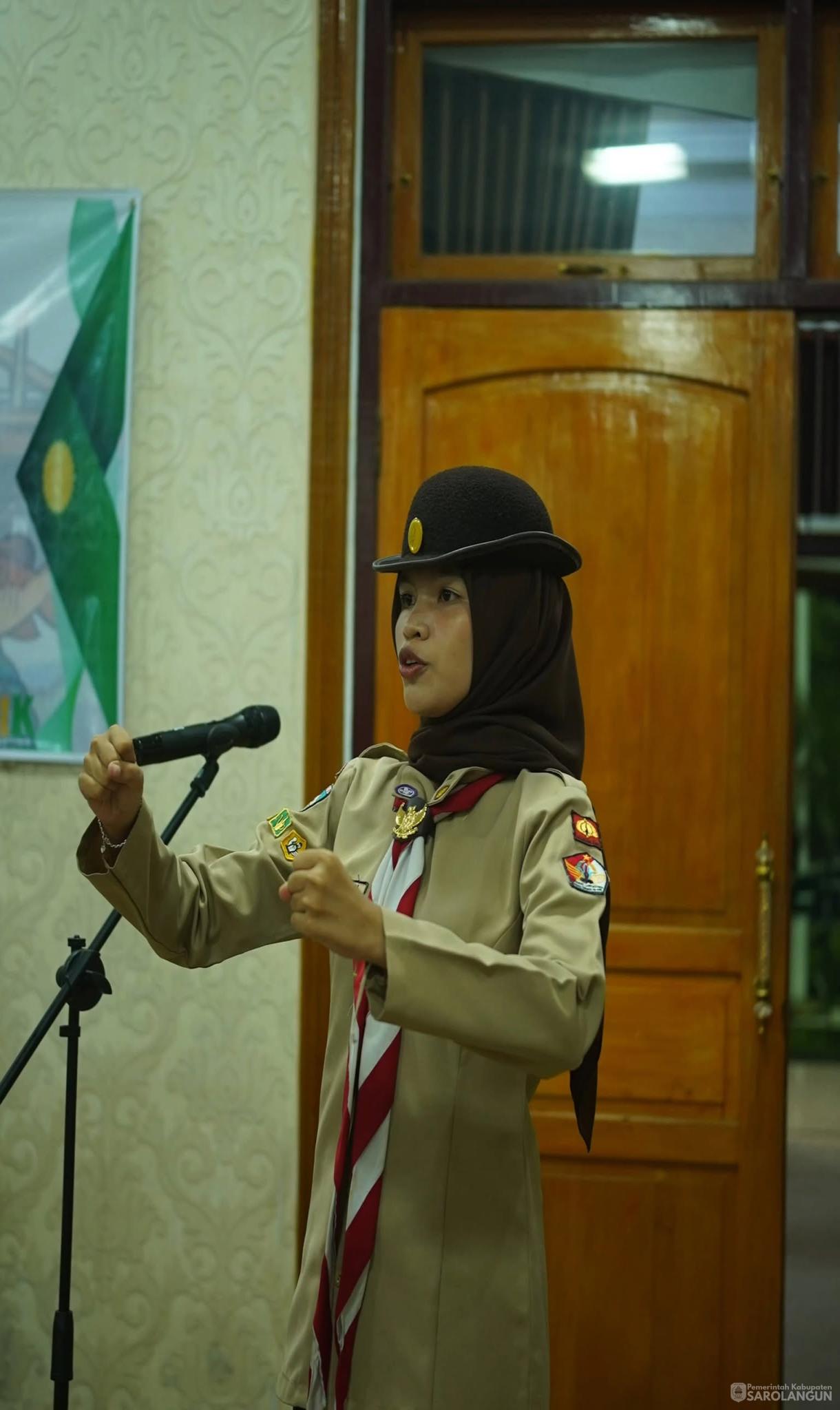 16 Juni 2026 Pelepasan Peserta Jambore Daerah Jambi Kontingen Cabang Sarolangun di Rumah Dinas Bupati Sarolangun