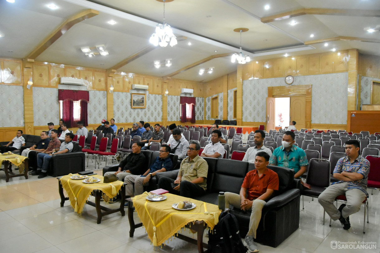 20 Desember 2023 - Rapat Koordinasi CSR Di Ruang Aula Utama Kantor Bupati Sarolangun