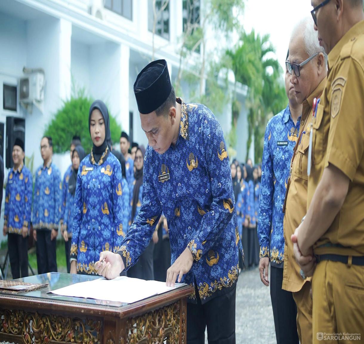22 Juni 2026 Penyerahan Surat Keputusan PNS dan Pengambilan Sumpah PNS Formasi Tahun 2024 di Lingkungan Pemerintah Kabupaten Sarolangun