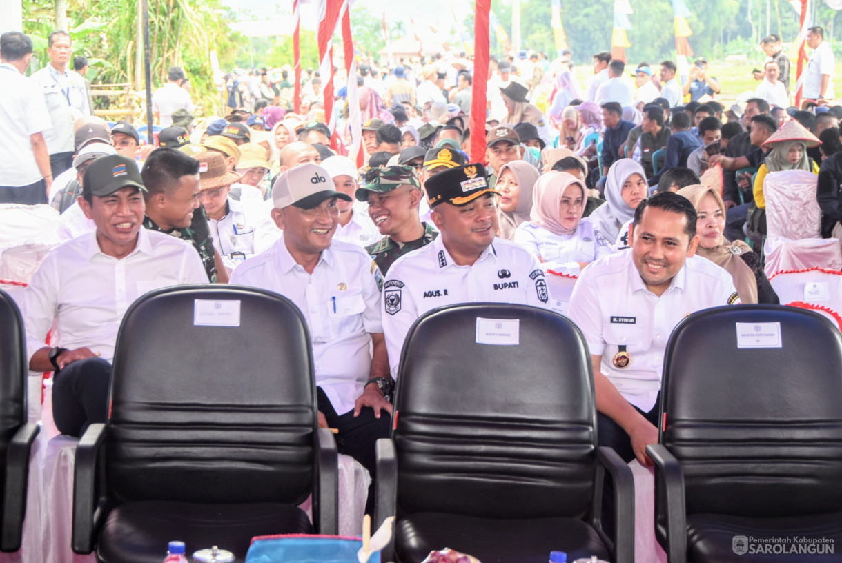 23 Juli 2025 - Kunjungan Kerja Menteri Pertanian RI Dalam Rangka Mendukung Pelaksanaan Program Swasembada pangan di Desa Tanjung Mudo Kecamatan Sitinjau Laut Kabupaten Kerinci