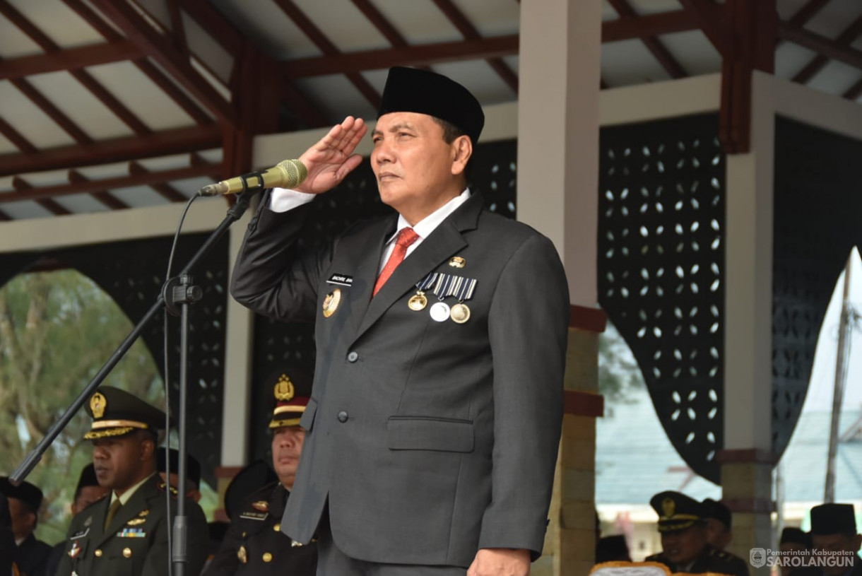 1 Oktober 2023 - Penjabat Bupati Sarolangun Memimpin Upacara Memperingati Hari Kesaktian Pancasila di Lapangan Gunung Kembang Sarolangun