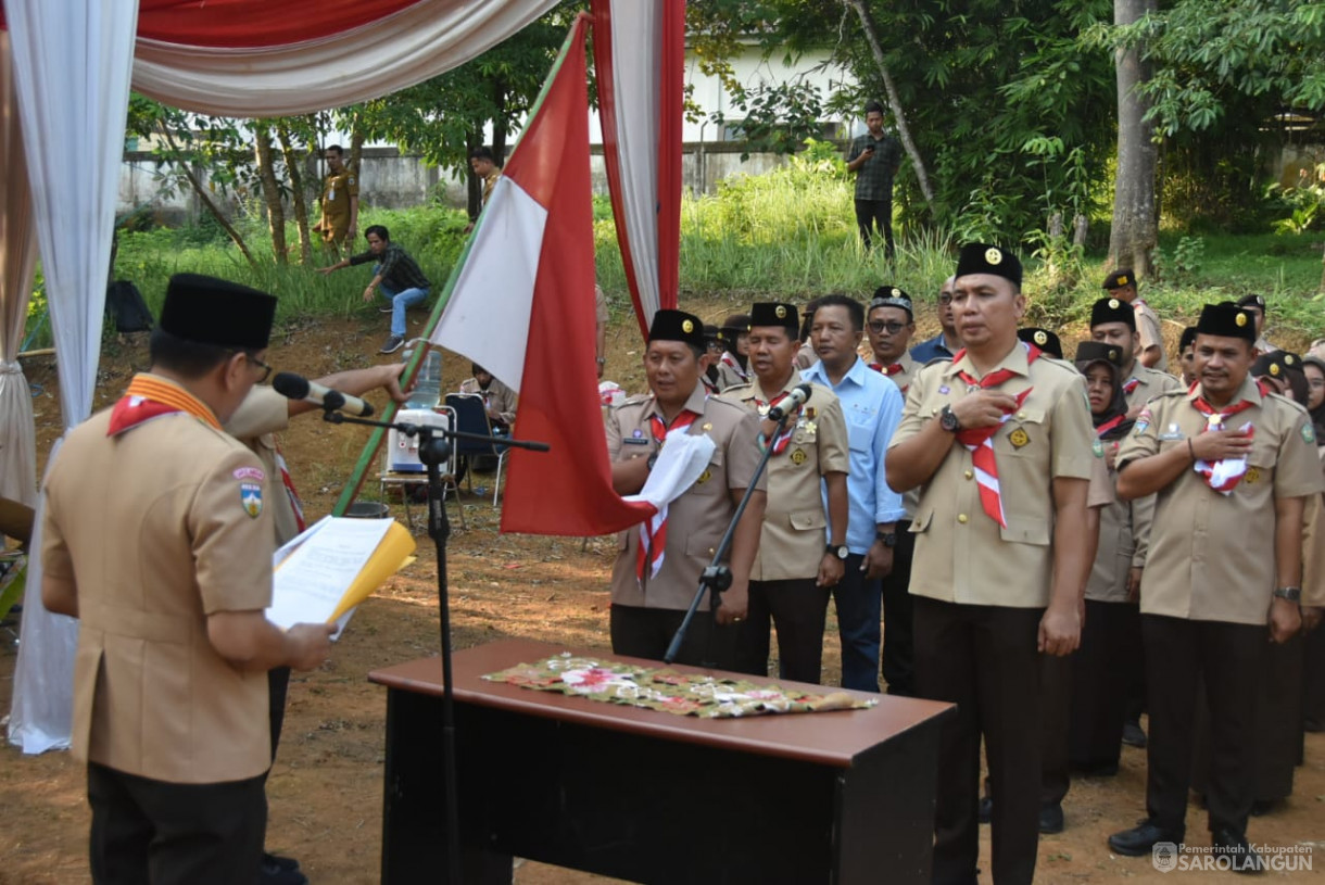 11 September 2023 - Penjabat Bupati Sarolangun Menghadiri Acara Pelantikan Pengurus Majelis Pembimbing Satuan Karya Pramuka Kalpataru dan Pimpinan Satuan Karya Pramuka Kalpataru Masa Bakti 2023 sd 2028