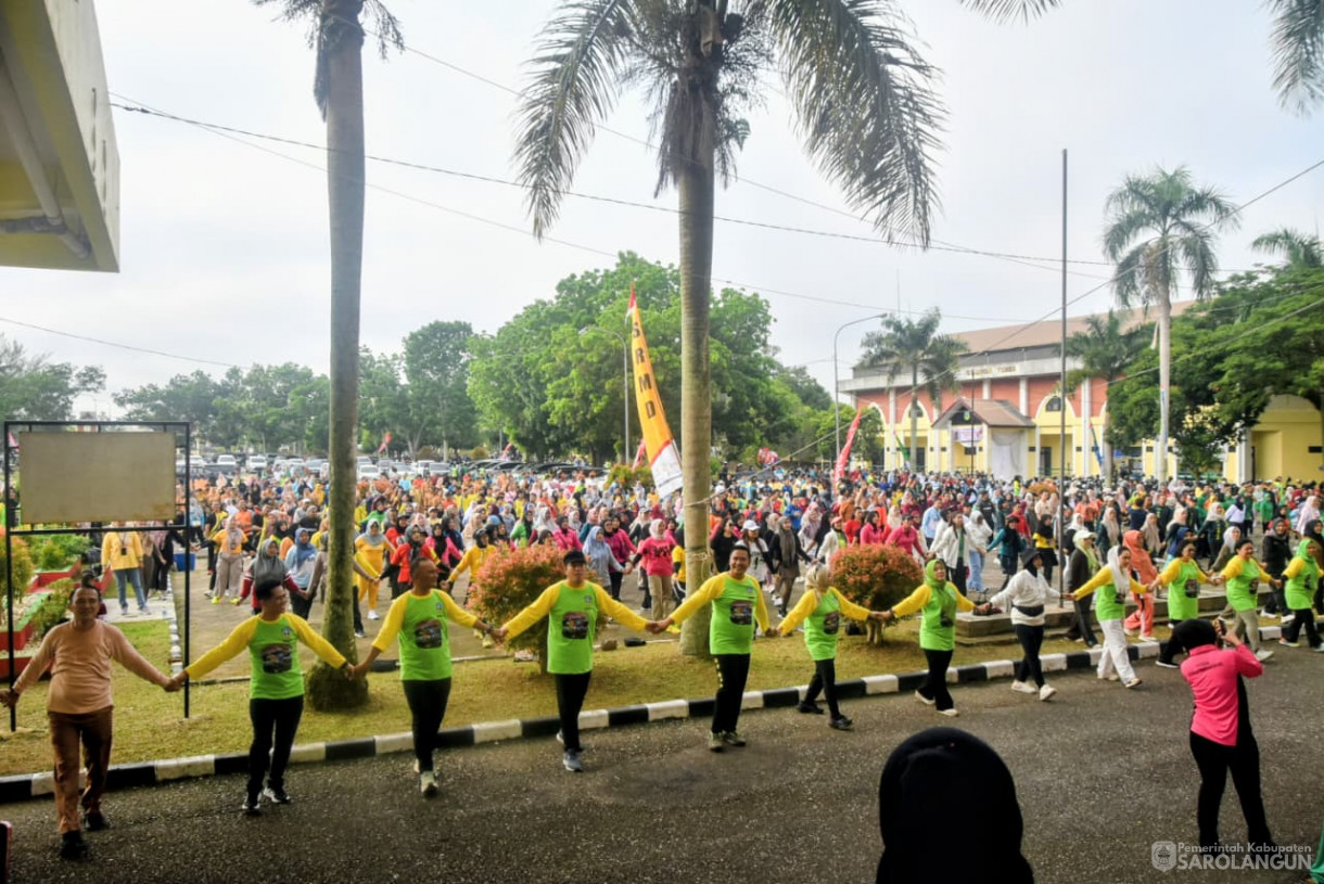 9 September 2025&nbsp; Senam Massal Dalam Rangka Memperingati Hari Olahraga Nasional Tahun 2025 di Sarolangun Sport Center