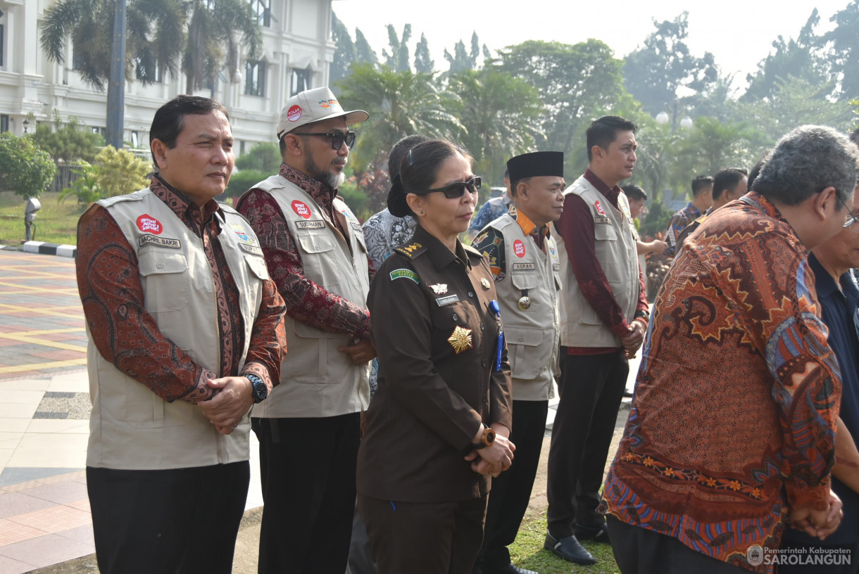 14 September 2023 - Penjabat Bupati Sarolangun Menghadiri Pembukaan Roadshow Bus KPK di Lapangan Kantor Gubernur Jambi