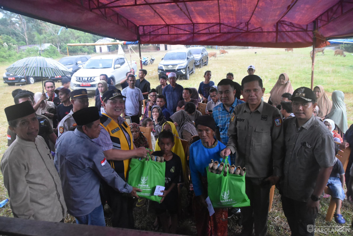 9 Agustus 2024 -&nbsp;Penyerahan Bantuan Kepada Mustahiq Warga Desa Pulau Buayo Program Baznas Sarolangun Sekaligus Pembukaan Turnamen Bola Voli Putri Dalam Rangka Menyambut Hari Kemerdekaan Indonesia, Bertempat di Desa Pulau Buayo kecamatan Bathin VII
