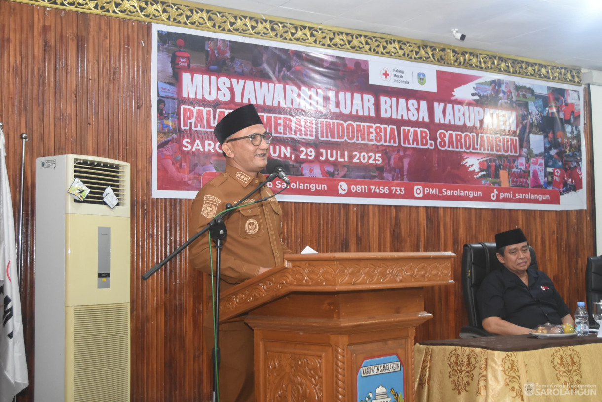29 Juli 2025 - Muslub PMI Kabupaten Sarolangun di Aula Bappeda Sarolangun