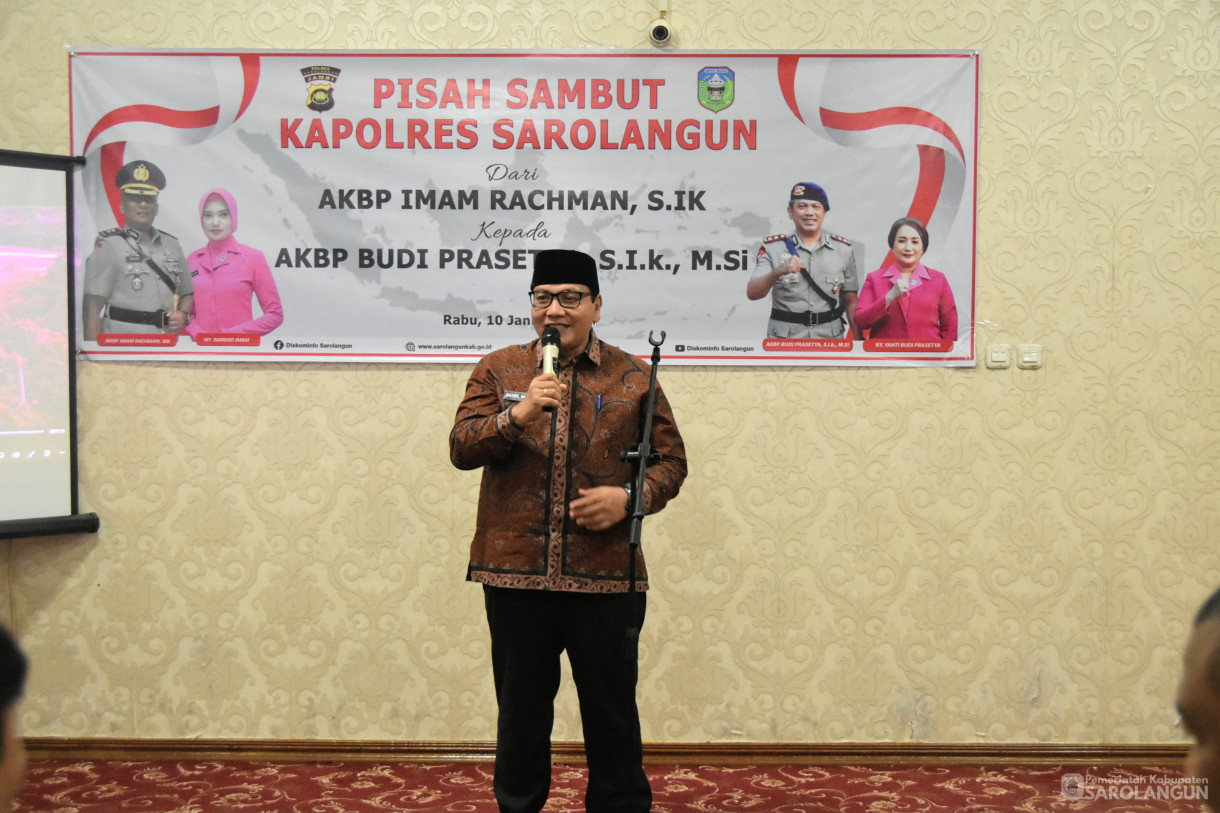 10 Januari 2024 - Pisah Sambut Kapolres Sarolangun Di Rumah Dinas Bupati Sarolangun