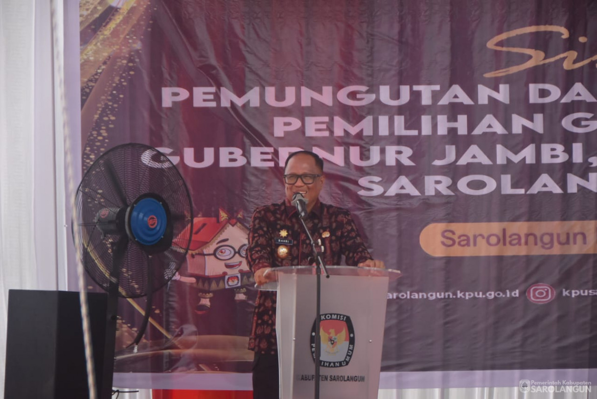 14 November 2024 - Simulasi Pemungutan Dan Penghitungan Suara Pemilihan Gubernur Dan Wakil Gubernur Jambi, Bupati Dan Wakil Bupati Sarolangun, Bertempat di Kelurahan Sarolangun Kembang