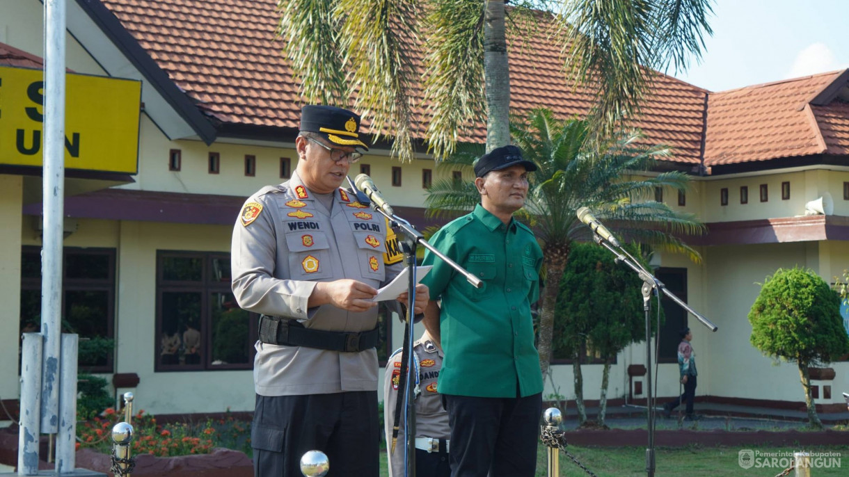12 Maret 2026&nbsp;Apel Gelar Pasukan Operasi Ketupat 2026 di Lapangan Polres Sarolangun