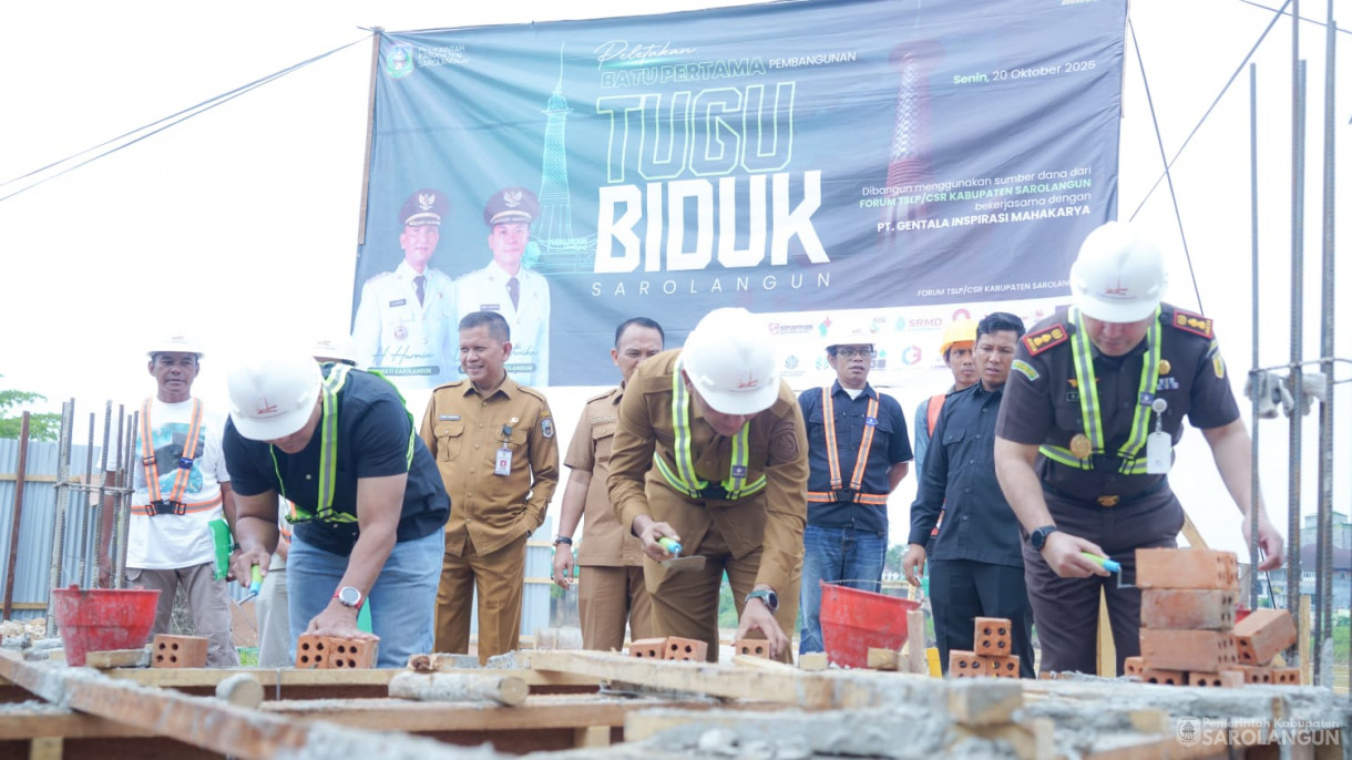 20 Oktober 2025&nbsp; Peletakan Batu Pertama Tugu Biduk