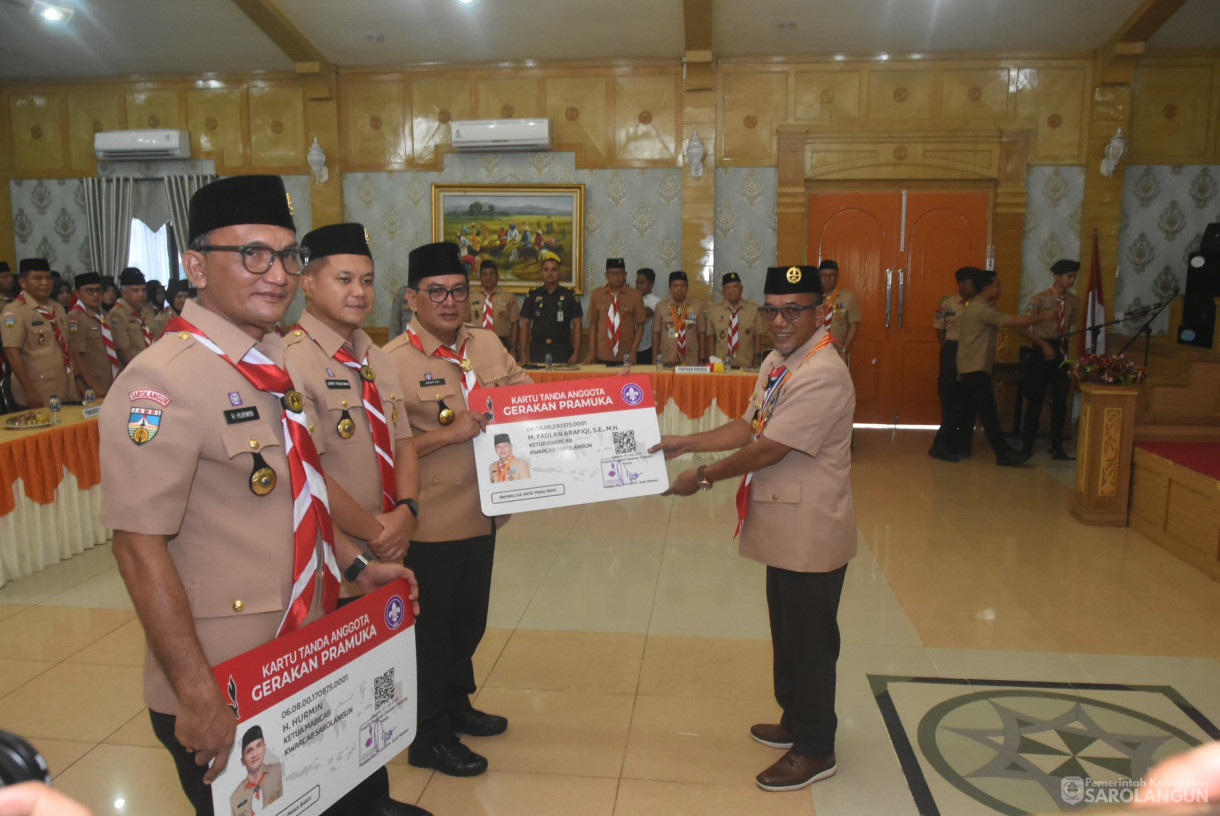 9 Juli 2025 -&nbsp;Pelantikan Ketua Majelis Pembimbing Cabang dan Wakil Ketua Majelis Cabang Gerakan Pramuka Sarolangun