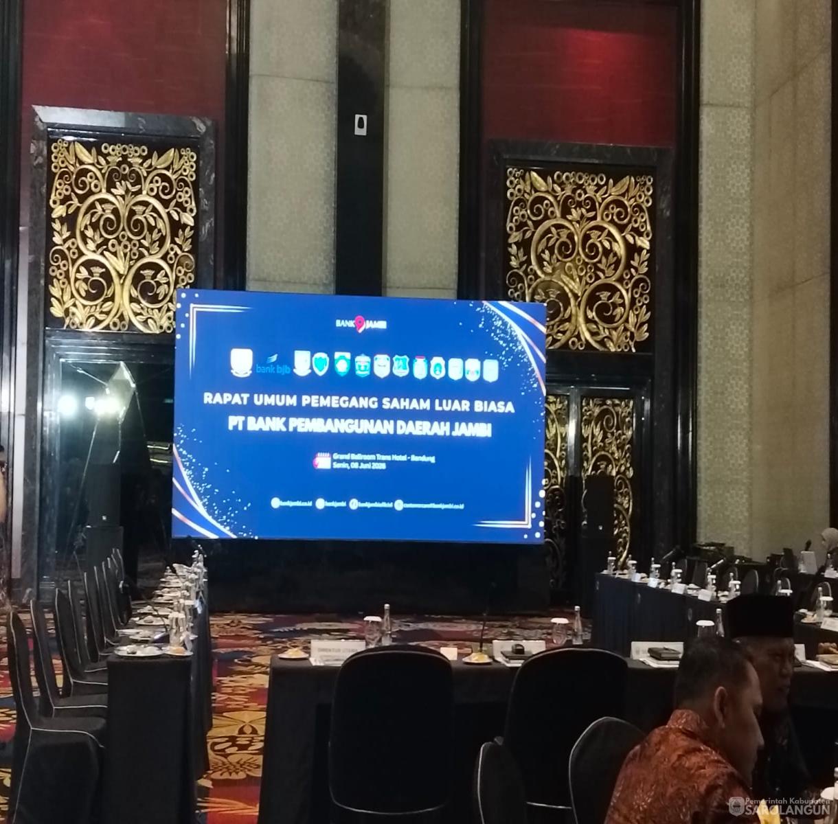8 Juni 2026 Rapat Umum Pemegang Saham Luar Biasa PT Bank Pembangunan Daerah Jambi di Bandung