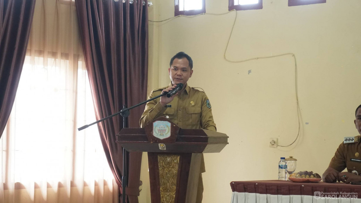 Sosialisasi Empat Pilar MPR RI bersama Anggota DPRRI Fraksi Partai Golkar Drs. H. Cek Endra di Kantor Camat Sarolangun