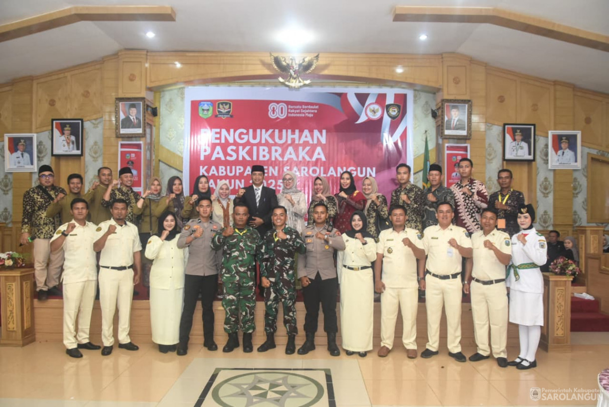 15 Agustus 2025 Pengukuhan Paskibraka Kabupaten Sarolangun