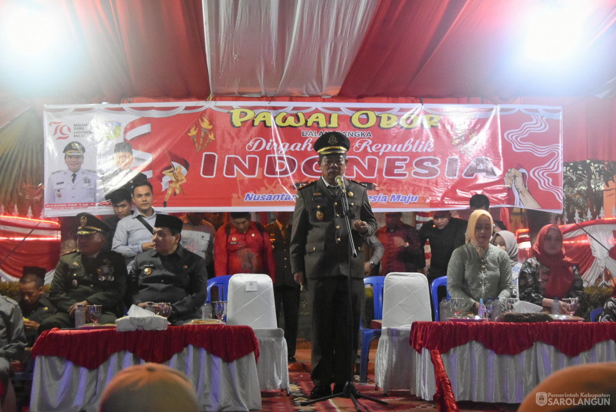 16 Agustus 2024 - Upacara Pawai Obor, Bertempat di Rumah Dinas Bupati Sarolangun