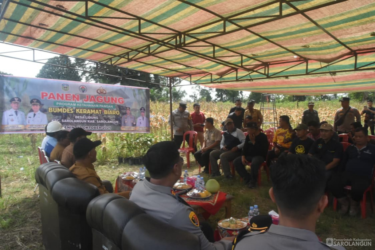 27 Oktober 2025&nbsp; Panen Jagung Ketahanan Pangan di Desa Lidung
