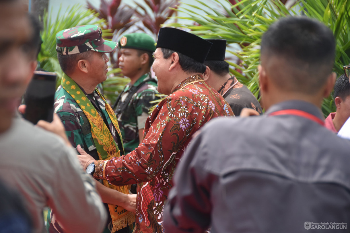 19 Januari 2023 - Menyambut Kedatangan Pangdam II Sriwijaya Di Makodim 0420 Sarko