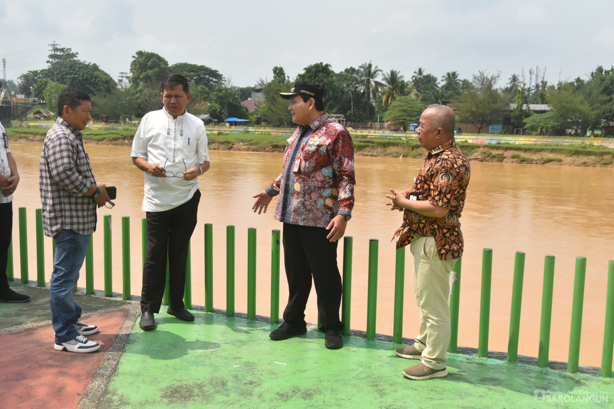 31 Mei 2024 - Meninjau Perbaikan Jembatan Sarolangun Dan Meninjau Lokasi Pembangunan Tugu Biduk Sarolangun