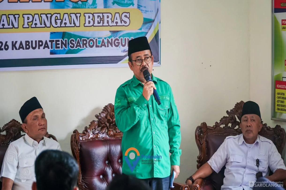19 Agustus 2026 Launching Penyaluran Bantuan Pangan Beras Kabupaten Sarolangun Periode Juli sd September Tahun 2026 dan Penyerahan Secara Simbolis pada Penerima Bantuan Pangan di Aula Kantor Lurah Sukasari