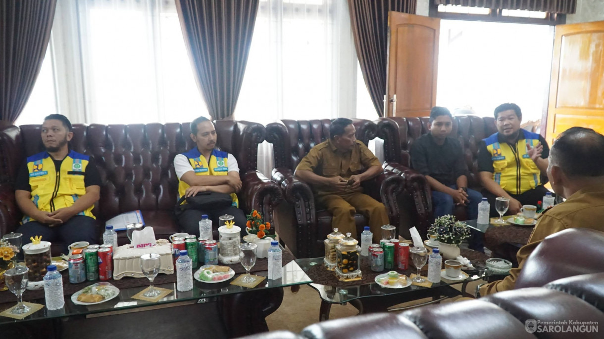 14 April 2026 Audiensi Kepala Balai Wilayah Sungai VI Jambi dengan Bupati Sarolangun terkait Pekerjaan Konstruksi dan Sosialisasi Lanjutan Irigasi D.I. Batang Asai
