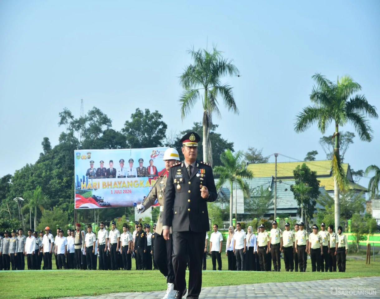 1 Juli 2026 Upacara HUT Bhayangkara ke 80 di Lapangan Gunung Kembang Sarolangun