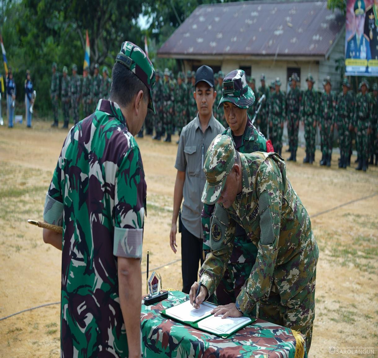 21 Mei 2026 Upacara Penutupan TNI Manunggal Membangun Desa ke 128 TA 2026, di desa Seko besar Kecamatan Pauh
