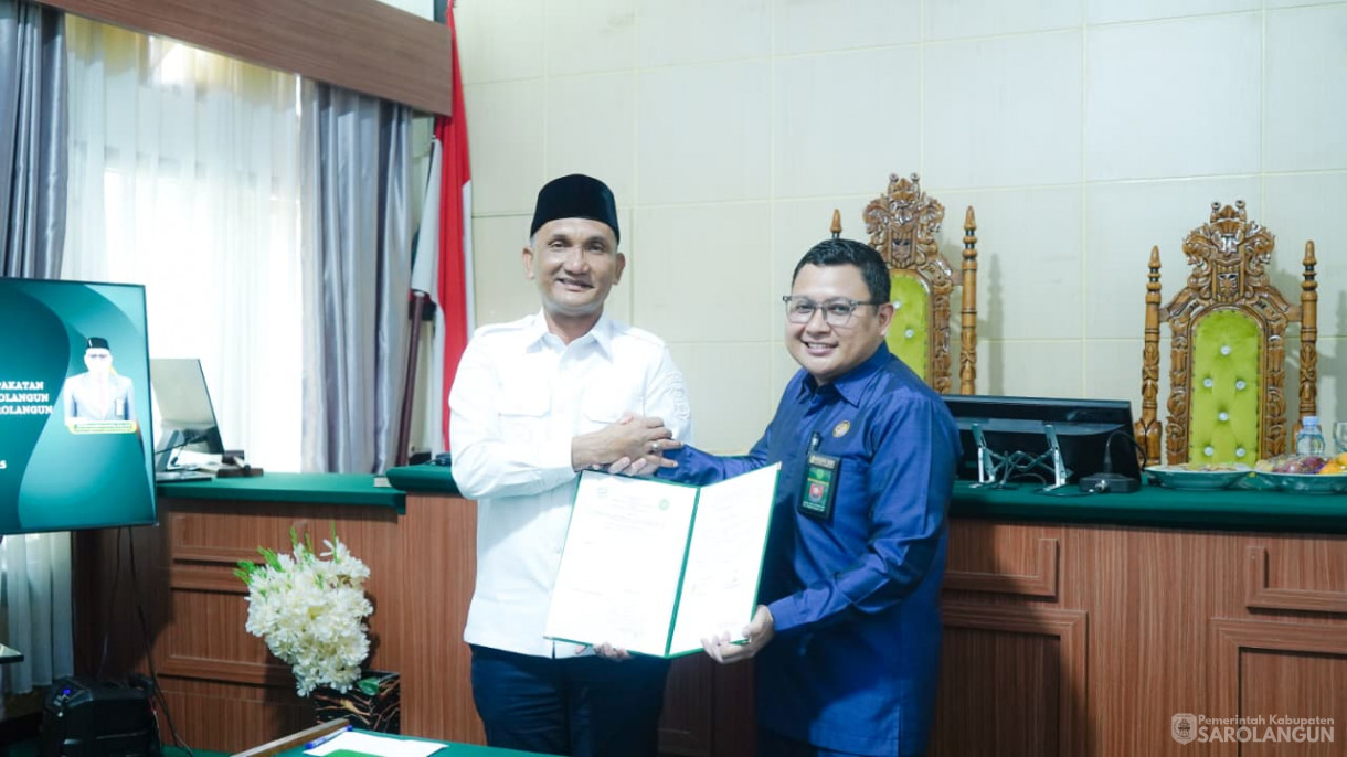 29 Oktober 2025 Penandatanganan MOU Antara Pemerintah Kabupaten Sarolangun Dengan Pengadilan Agama Sarolangun