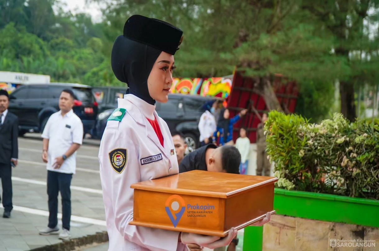 17 Agustus 2026 Upacara Pengibaran Bendera Merah Putih dalam rangka memperingati HUT RI Ke 81 di Lapangan Gunung Kembang Sarolangun