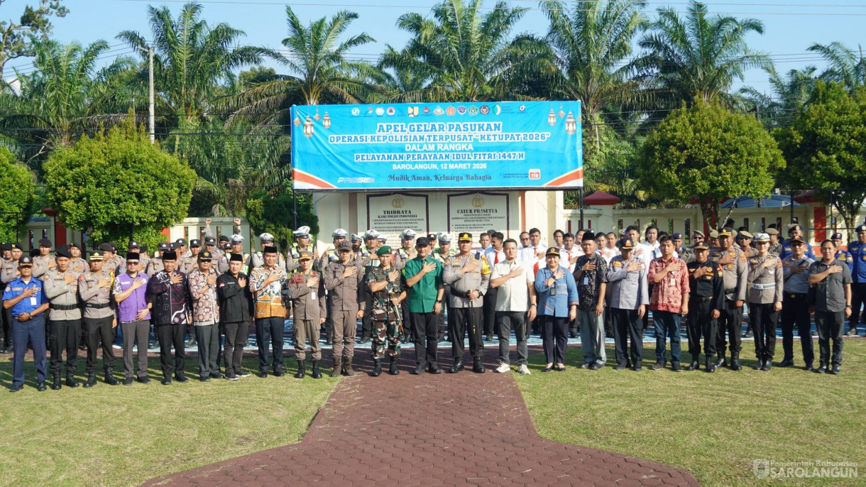 12 Maret 2026&nbsp;Apel Gelar Pasukan Operasi Ketupat 2026 di Lapangan Polres Sarolangun