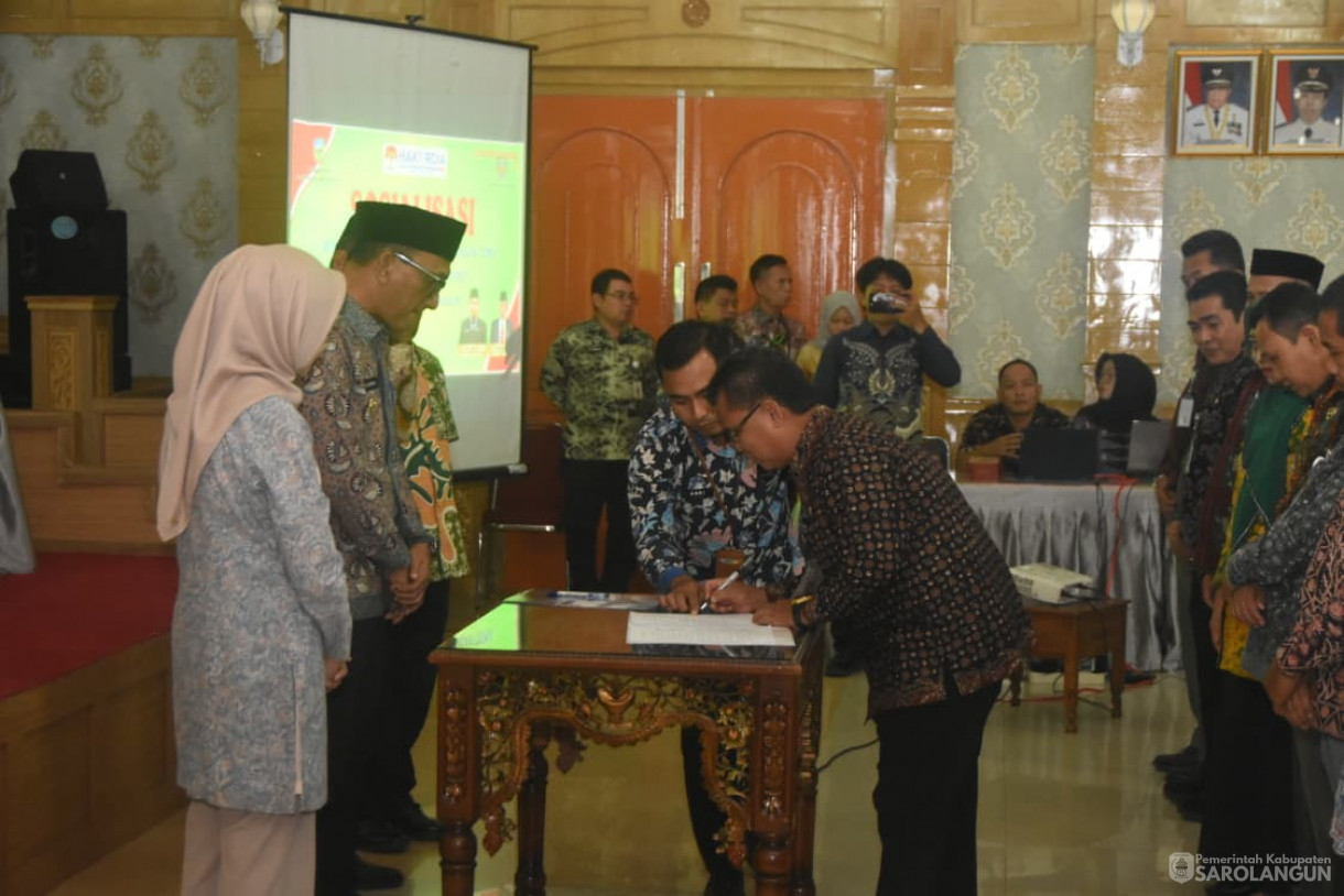 6 November 2025&nbsp; Pembukaan Secara Resmi Kegiatan Sosialisasi Peraturan Pencegahan Korupsi di Kabupaten Sarolangun