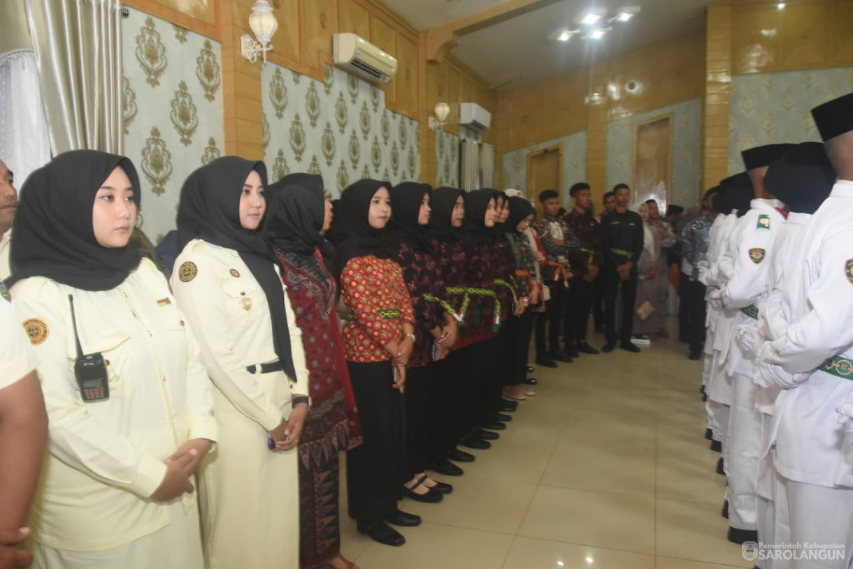 15 Agustus 2025 -&nbsp;Pengukuhan Paskibraka Kabupaten Sarolangun