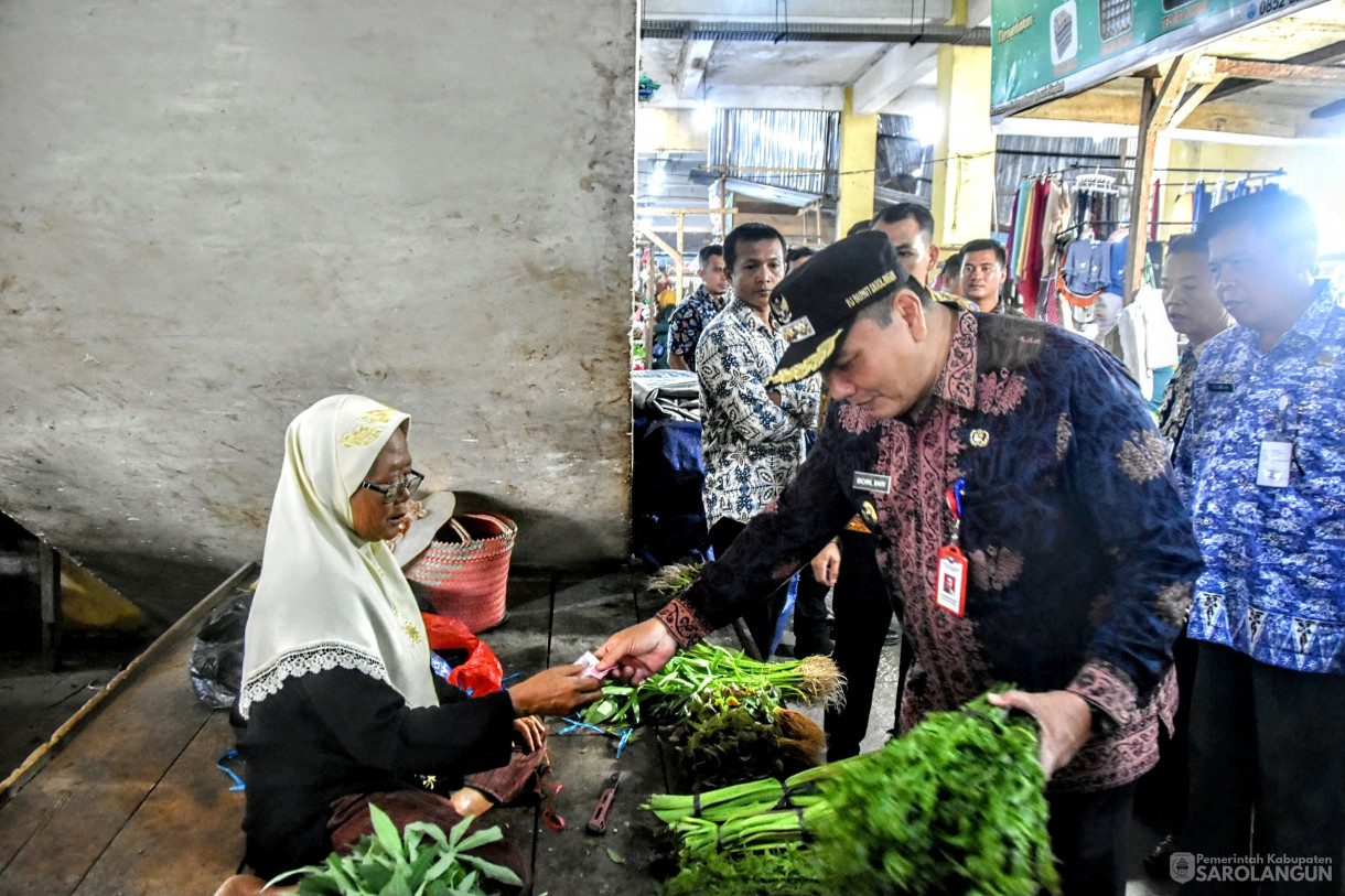 1 Februari 2024 - Sidak Pasar Dalam Rangka Penanganan Inflasi Di Pasar Singkut