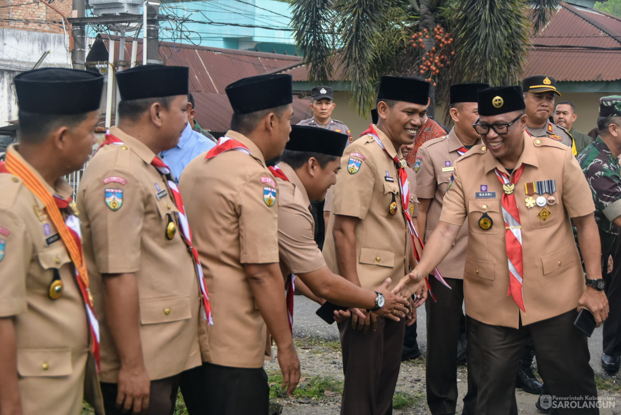 3 Oktober 2024 -&nbsp;Apel Besar Hari Pramuka Ke 63, Bertempat di Lapangan Bola Kaki Sungai Benteng Kecamatan Singkut