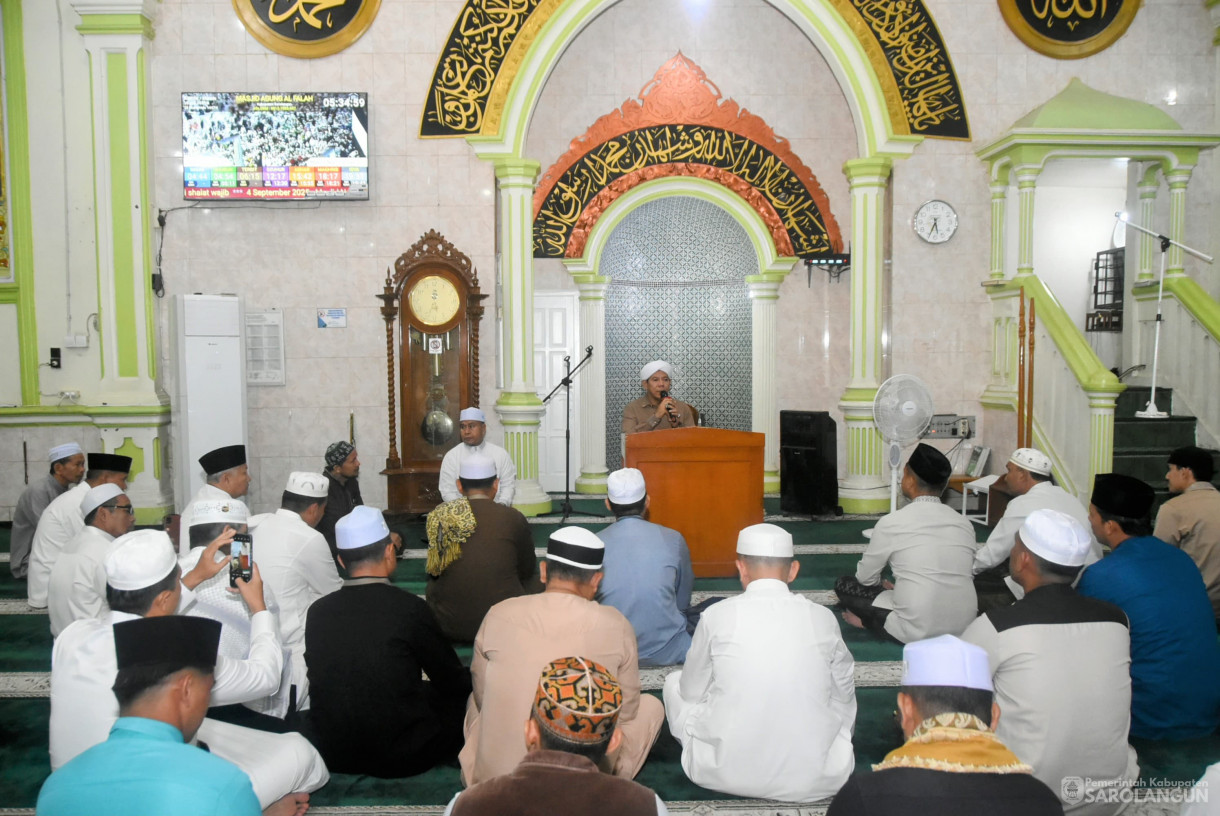 10 Juli 2025 -&nbsp;Sholat Subuh Berjamaah dan Tausiyah Ustadz Dr. KH. Habib Segaf Baharun S.Hi, MHi Pimpinan Ponpes Dalwa Jawa Timur