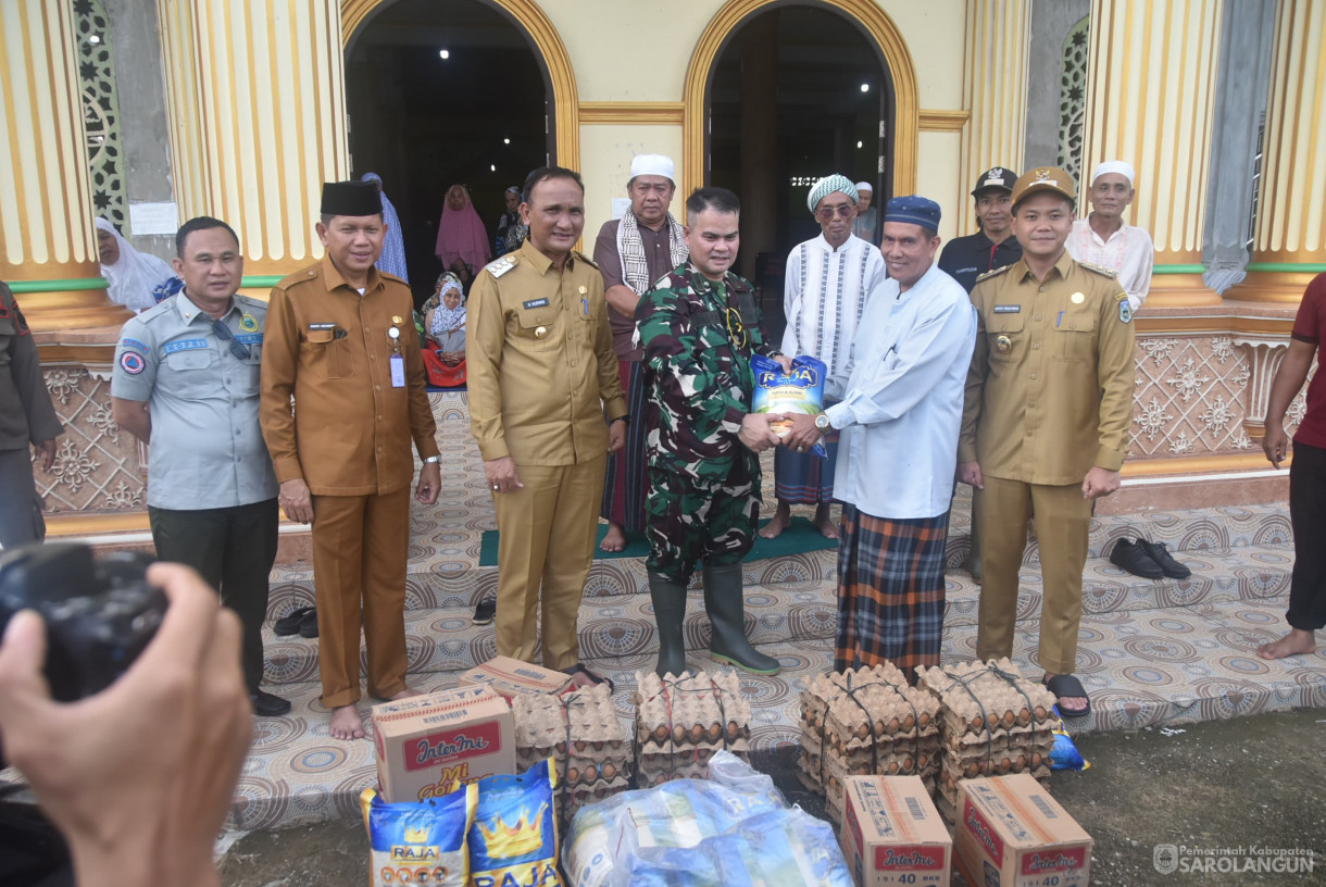 3 Maret 2025 -&nbsp;Meninjau Lokasi Banjir di Desa Ladang Panjang dan Desa Lidung
