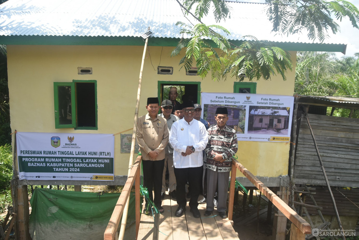 11 Oktober 2024 - Penyerahan Bantuan Rumah Layak Huni Program Baznas, Bertempat di Desa Gurun Tuo Kecamatan Mandiangin Timur