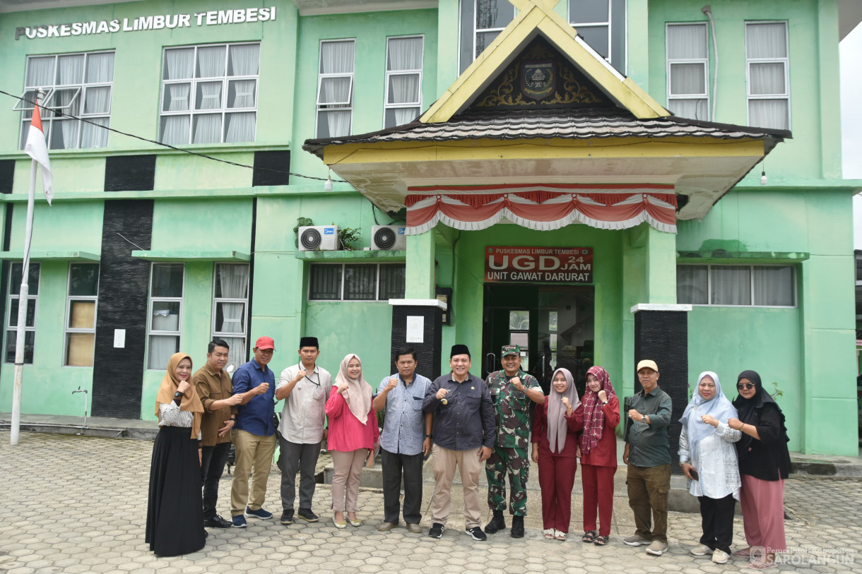 12 November 2023 - Penjabat Bupati Sarolangun Meninjau Puskesmas yang Limbur Tembesi Kecamatan Bathin VIII