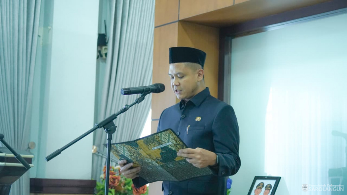 Pelantikan PJ Sekda Kabupaten Sarolangun