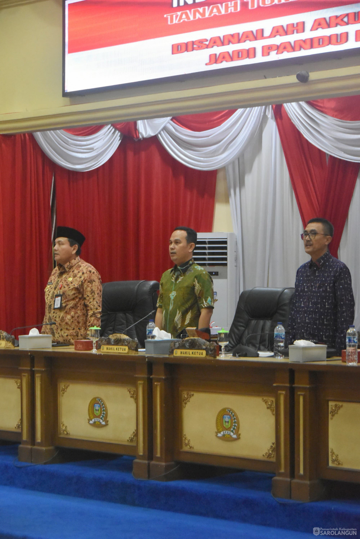 23 Agustus 2024 -&nbsp;Rapat Paripurna Tahap I Tingkat I Penyampaian Rancangan Peraturan Daerah APBD Perubahan Kabupaten Sarolangun TA 2024, Bertempat di Gedung DPRD Sarolangun