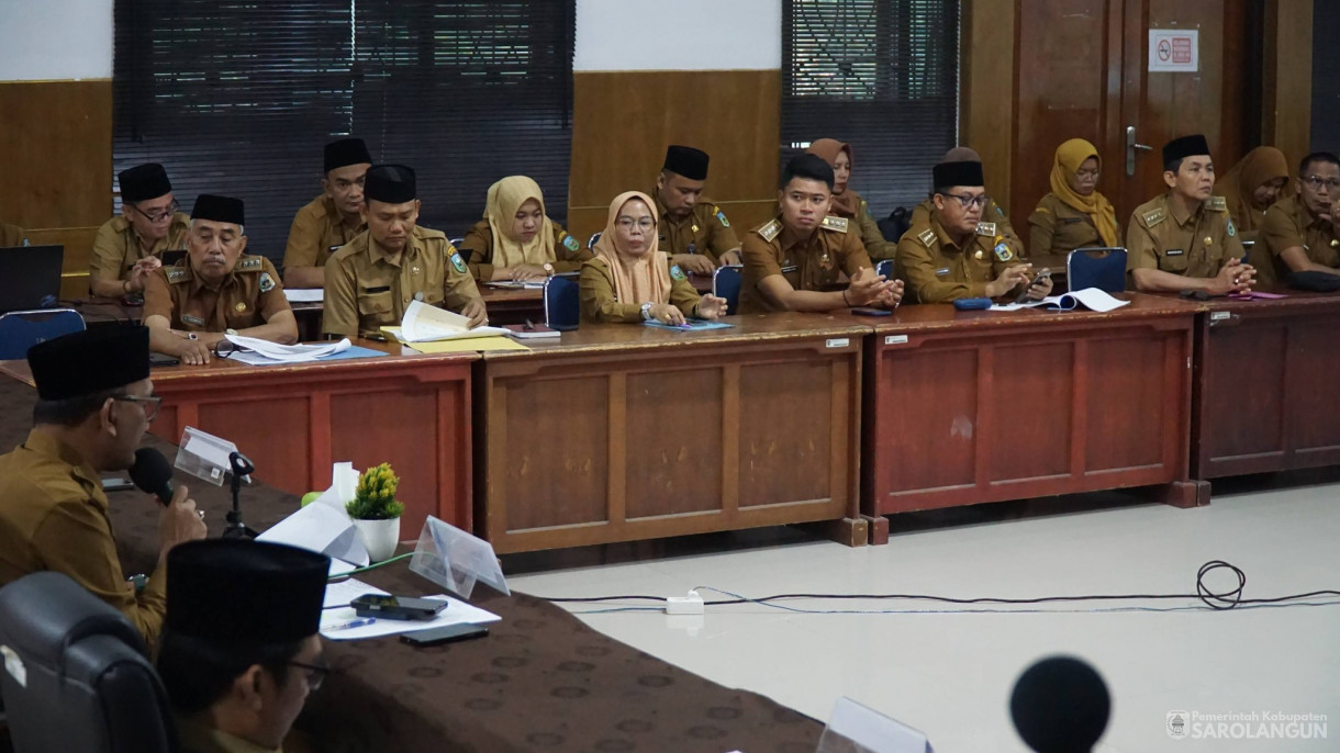 9 Maret 2026&nbsp;Paparan Laporan Keterangan Pertanggungjawaban Kepala Perangkat Daerah&nbsp; Tahun 2025 Kepada Bupati Sarolangun di Aula Bappeda Sarolangun