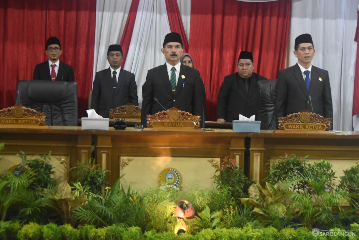 4 Maret 2025 -&nbsp;Rapat Paripurna Penyampaian Sambutan Bupati Sarolangun Periode 2025 sd 2030, Bertempat di Gedung DPRD Sarolangun