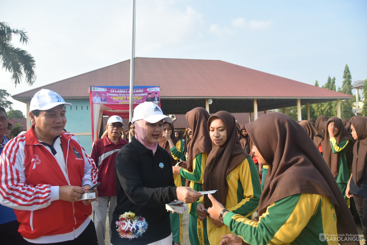 2 Agustus 2024 -&nbsp;Pemberian Tablet Tambah Darah Dan Launching Inovasi Daerah Pencegahan Stunting Jumet Drama Bertempat di MTSN Sarolangun