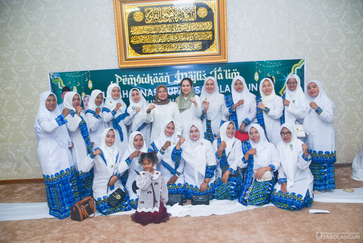 25 April 2025 -&nbsp;Pembukaan Kegiatan Majelis Taklim Rumah Dinas Bupati Sarolangun