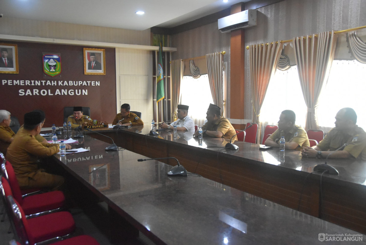 27 Agustus 2024 -&nbsp;Rapat Persiapan Pelaksanaan MTQ, Bertempat di Ruang Pola Utama Kantor Bupati Sarolangun
