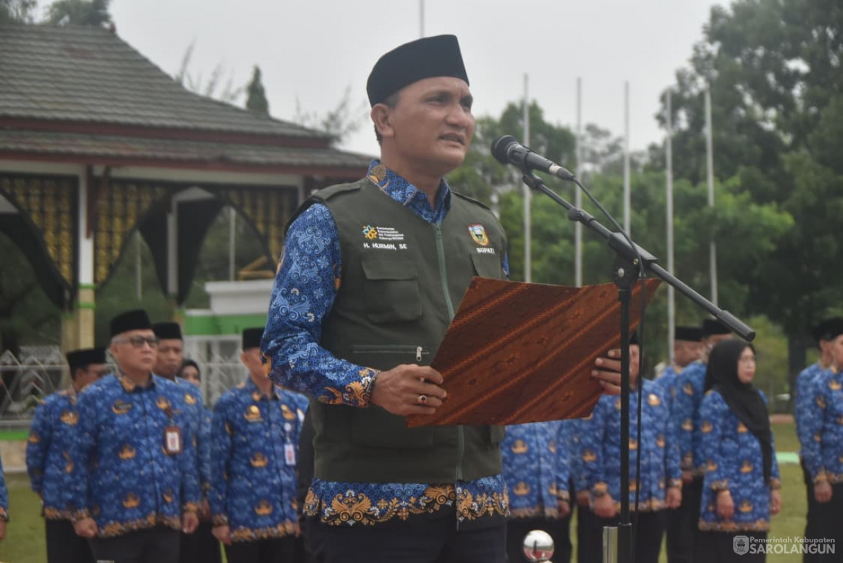 17 November 2025&nbsp; Apel Gabungan Sekaligus Praktek SERUT 17 PENTING di Lingkungan Pemerintah Kabupaten Sarolangun