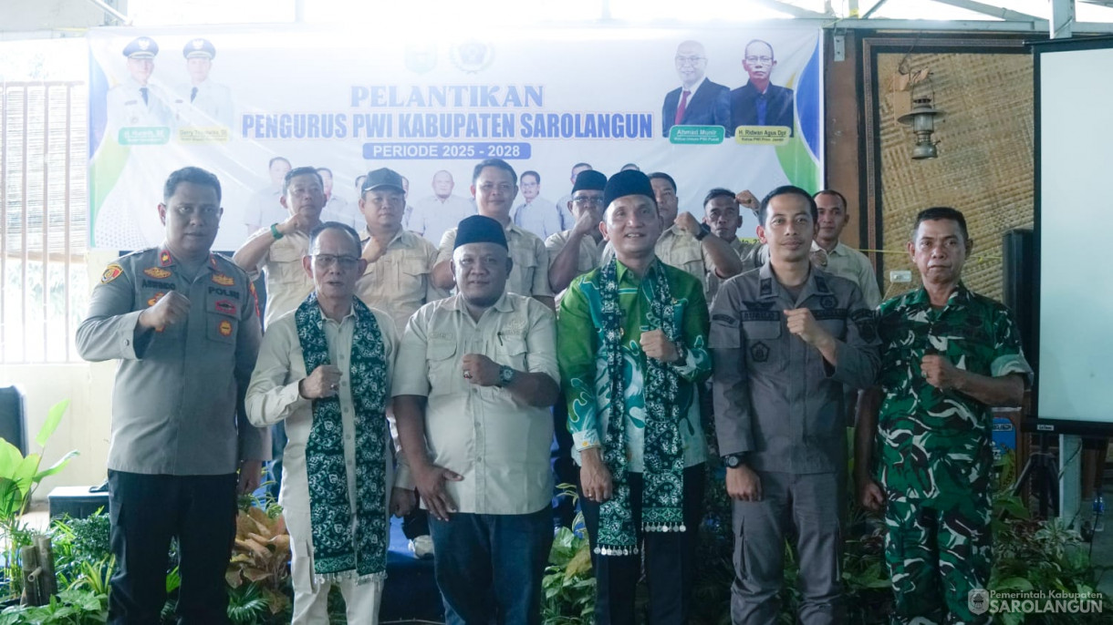 27 November 2025 Pelantikan Pengurus PWI Sarolangun Periode 2025 sd 2028&nbsp;